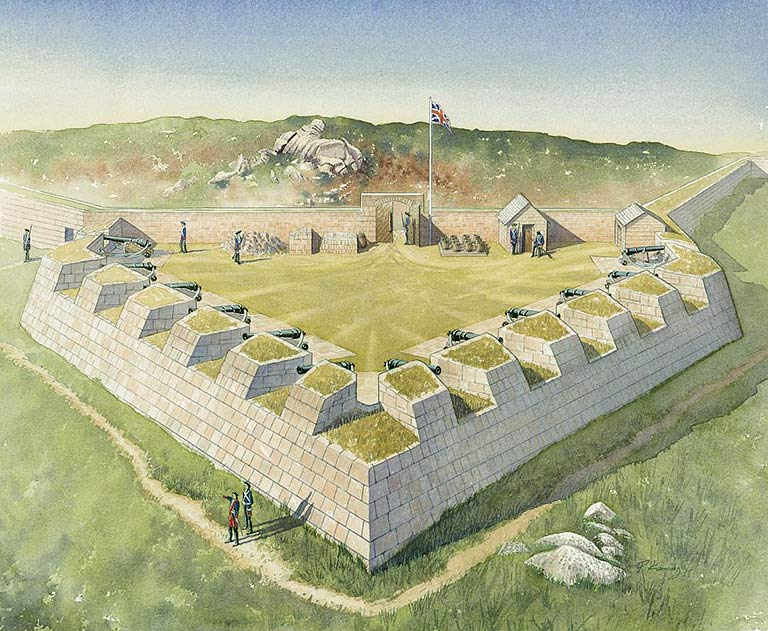 Reconstruction of Woolpack Point Battery
