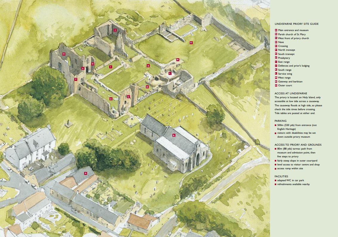 Lindisfarne Site Map