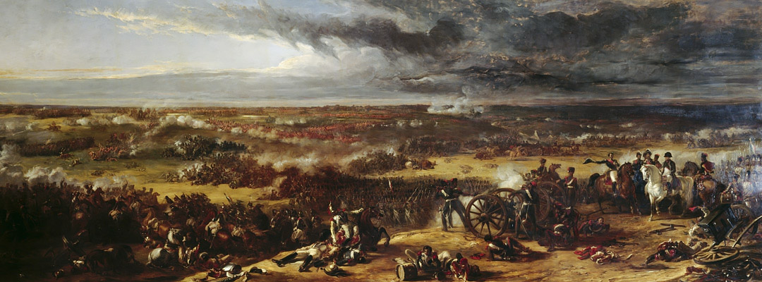 Detail from ‘The Battle of Waterloo’, painted in 1843 and on display at Apsley House, London