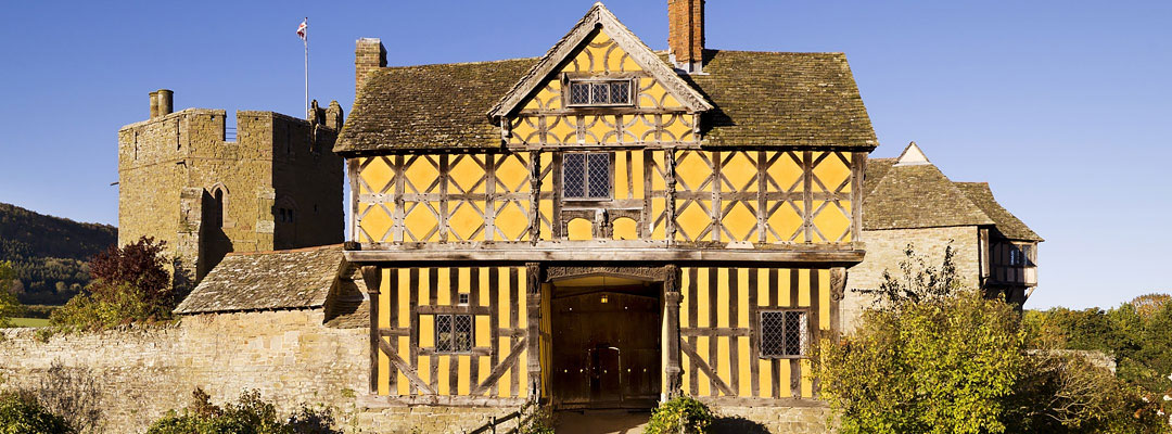 The 17th-century gatehouse at Stokesay, Shropshire, the centre of a rich estate