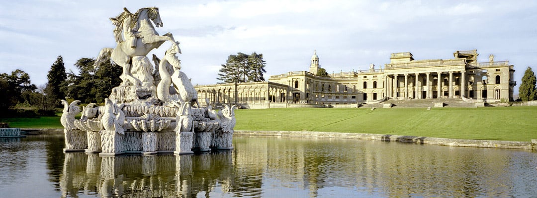 The ‘Perseus and Andromeda’ fountain in the gardens of Witley Court, Herefordshire