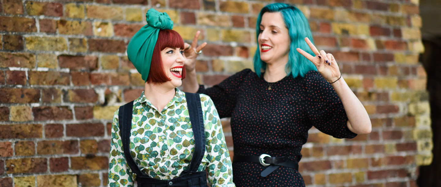 Image: Amber Butchart (left) and Rebecca Butterworth (right)