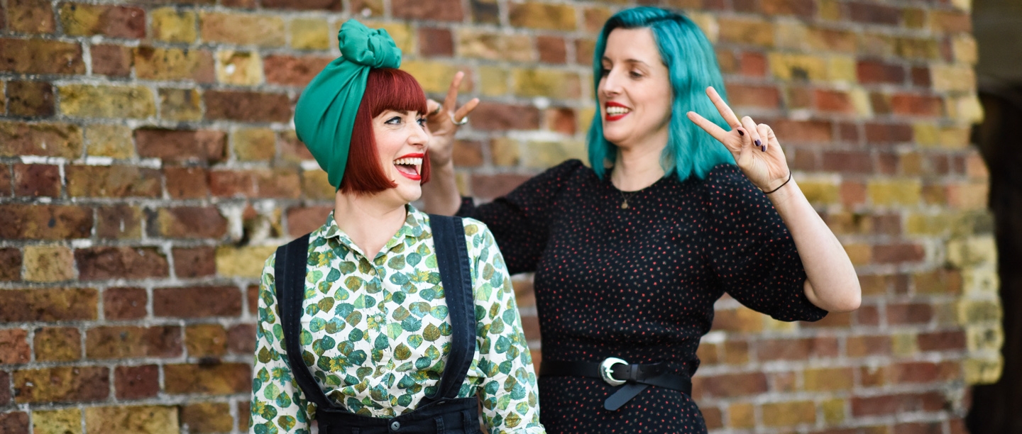 Image: Amber Butchart (left) and Rebecca Butterworth (right)