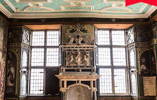 Image: state room at Bolsover Castle