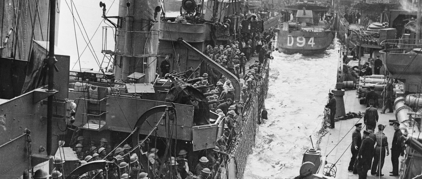 Image: Destroyer berthing at Dover (Photo by Puttnam and Malindine/ IWM via Getty Images)