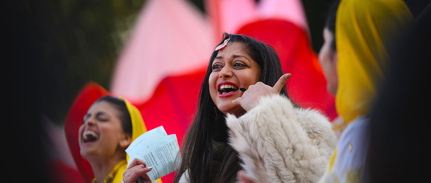 A Nutkhut performance company led event at Marble Hill House