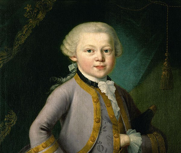 Mozart in 1763, the year before he visited London