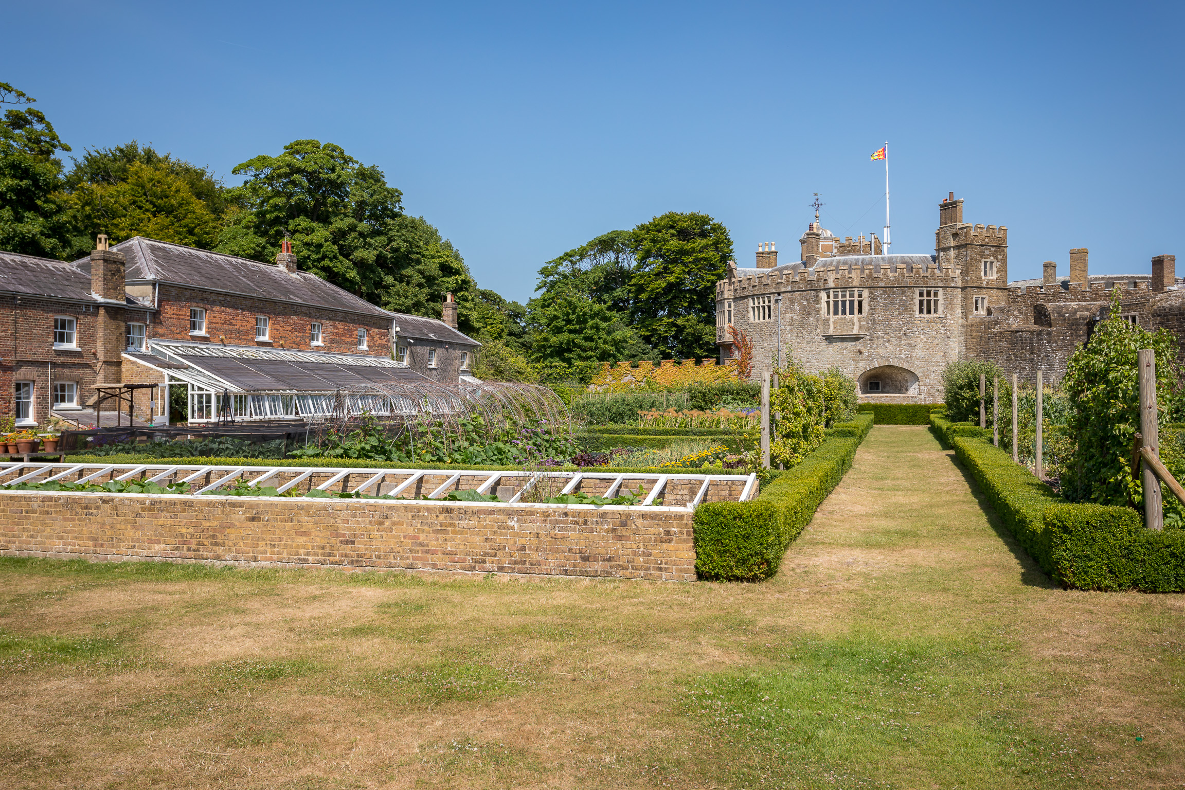 Exterior and Walmer Castle site