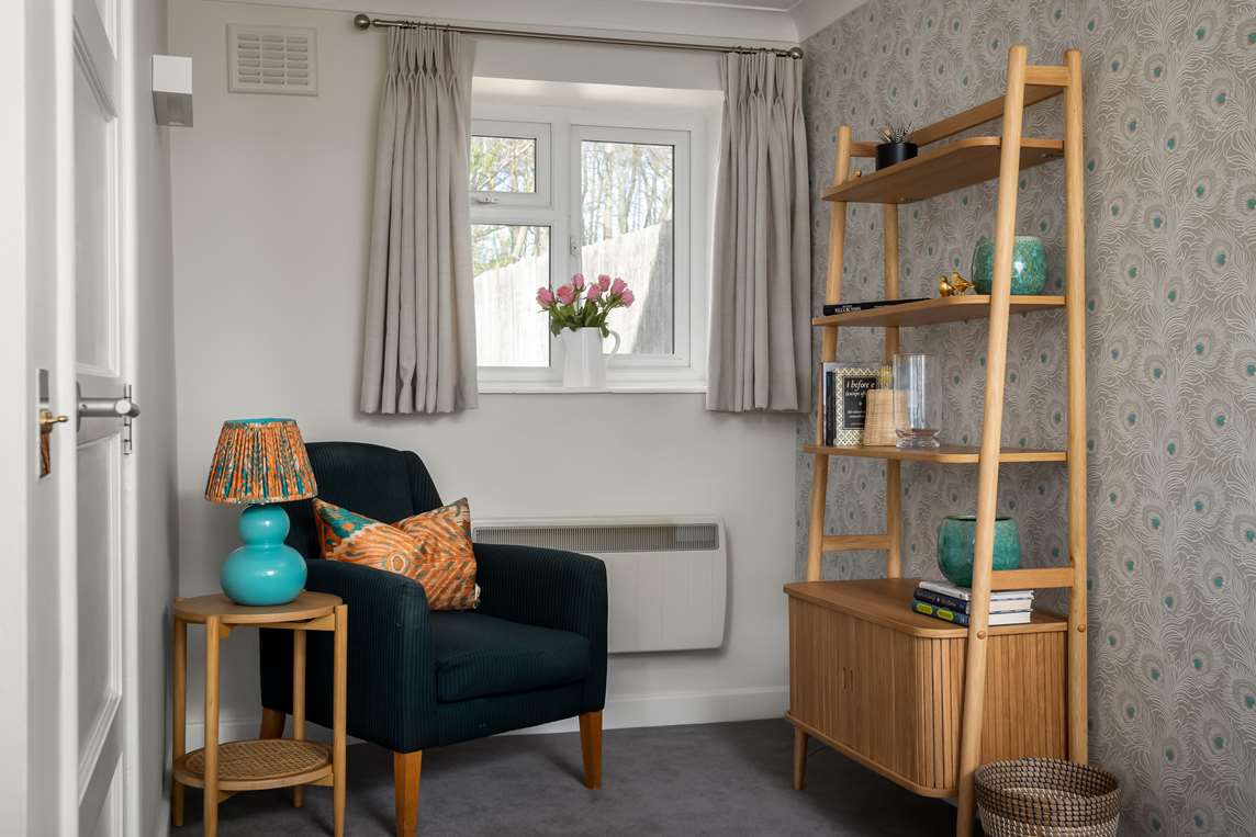 Reading corner in the dining room, ground floor  Reading corner in the dining room, ground floor