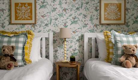 Twin bedroom, first floor  Twin bedroom, first floor