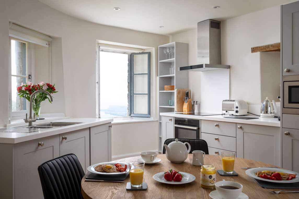 Dining and Kitchen area, first floor Dining and Kitchen area, first floor