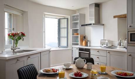 Dining and Kitchen area, first floor Dining and Kitchen area, first floor