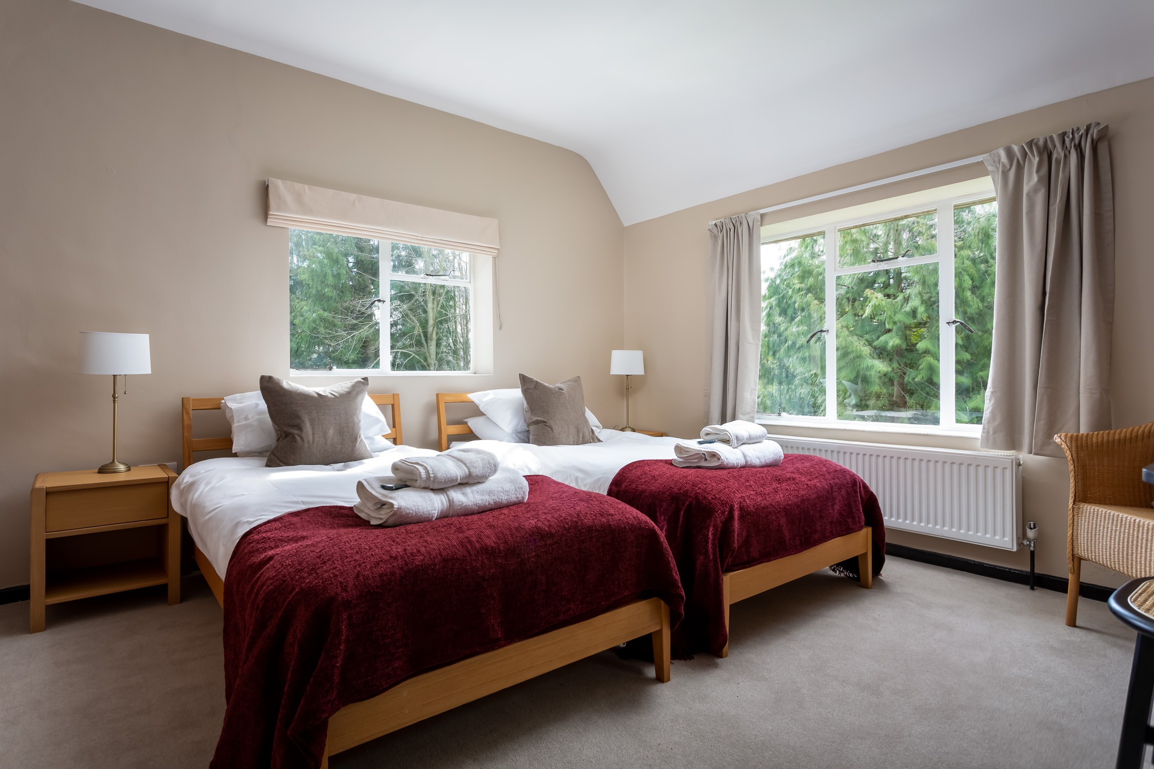 Twin bedroom, first floor