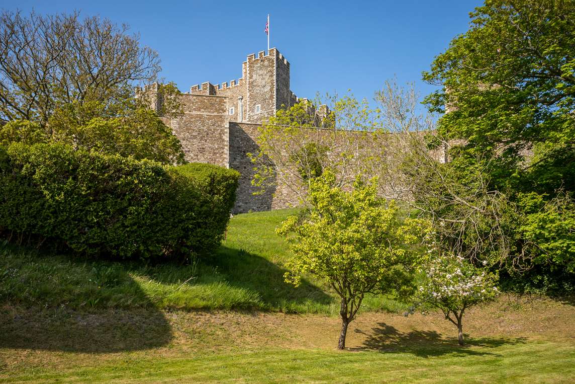 Private garden and view of the castle Private garden and view of the castle