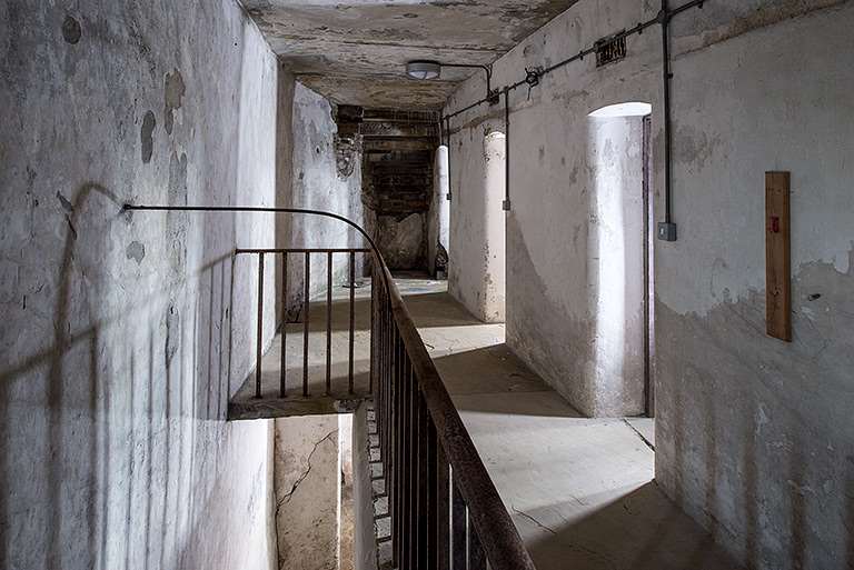 Cell block interior Cell block interior