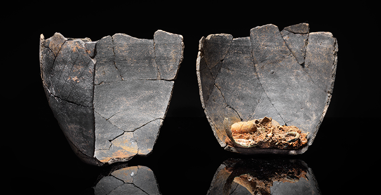 Burial urn found at Birdoswald