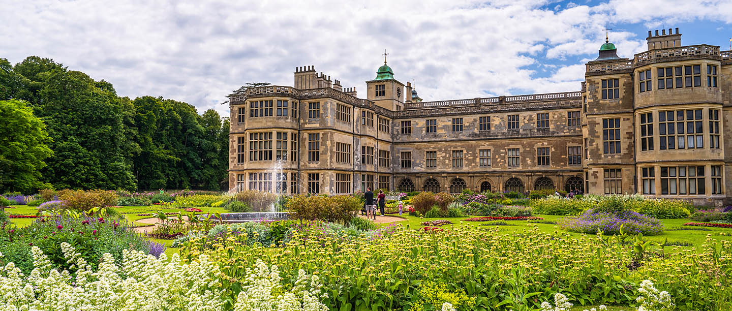 The garden at the rear of Audley End House