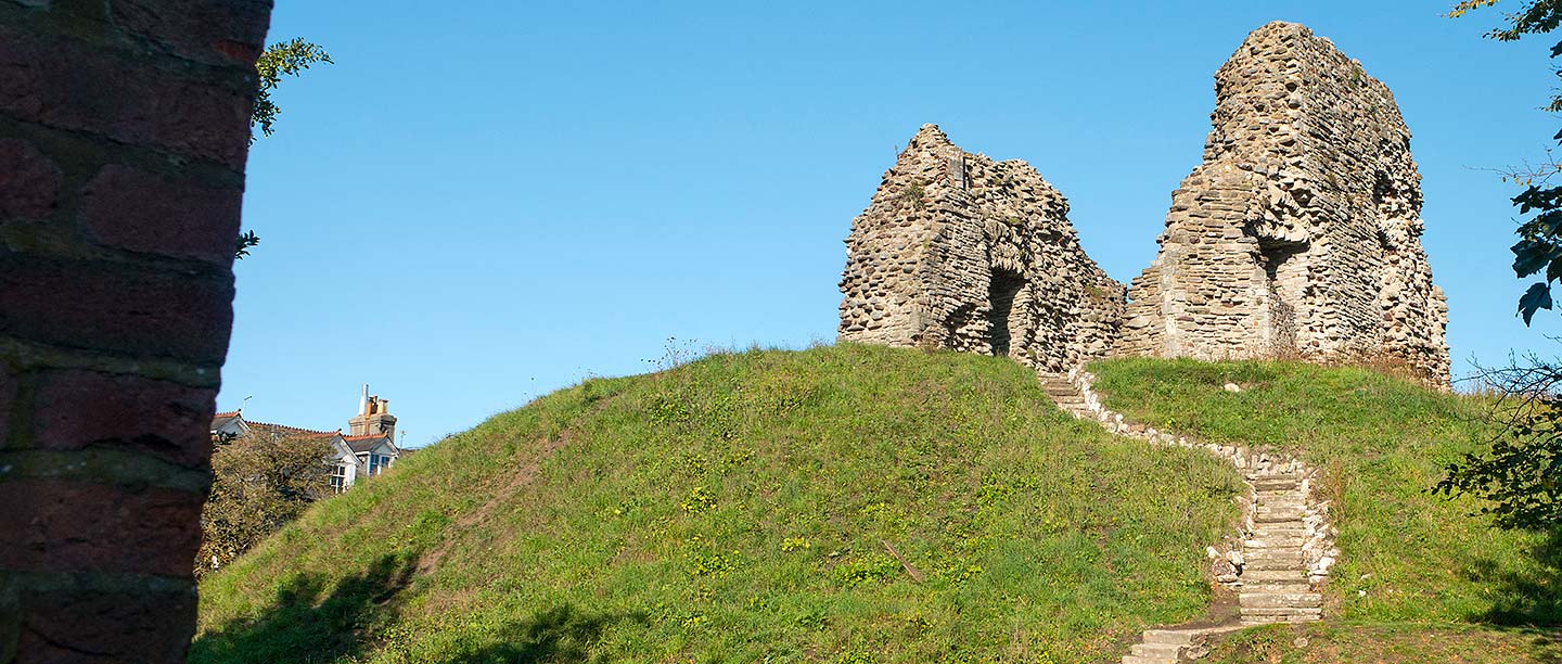 The keep at Christchurch Castle, Dorset