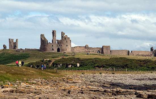 The ruins of Dunstanburgh Castle The ruins of Dunstanburgh Castle
