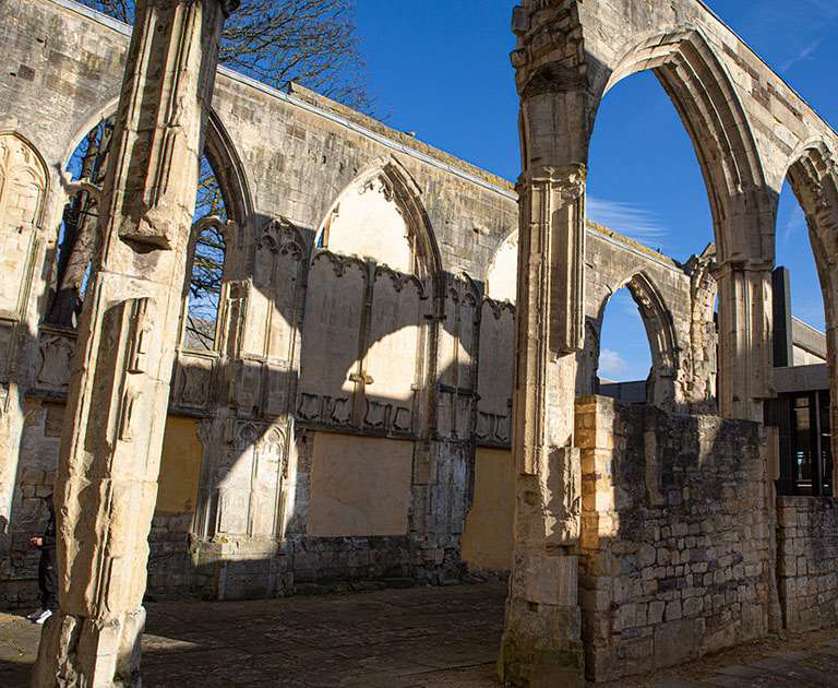 North side of the church North side of the church