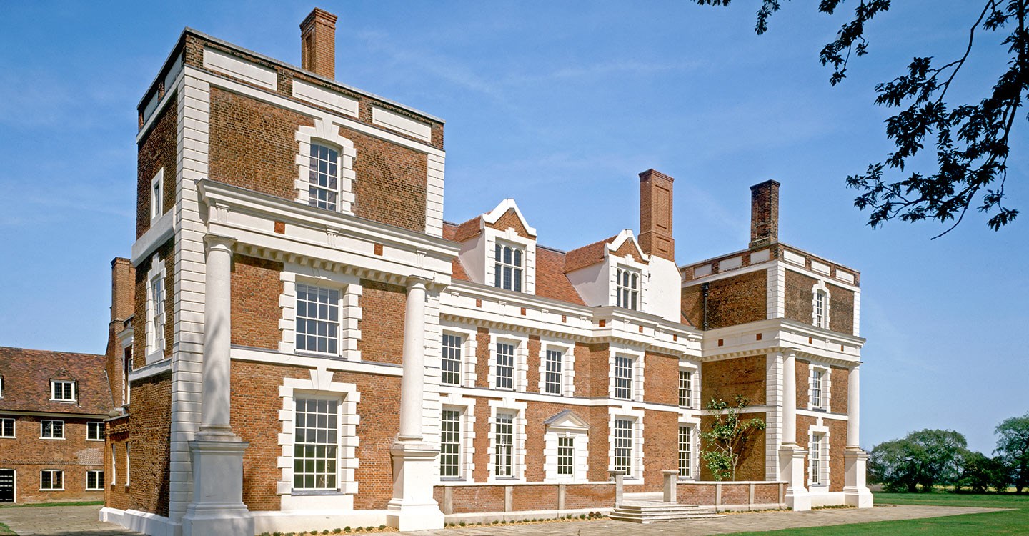 Exterior photo of Hill Hall on a sunny day