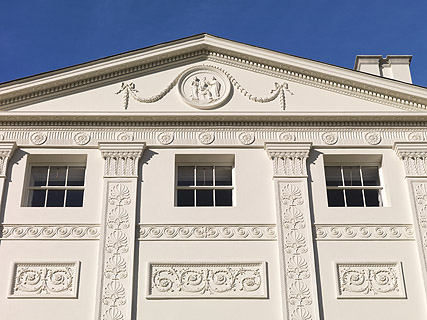 The restored south front of Kenwood House