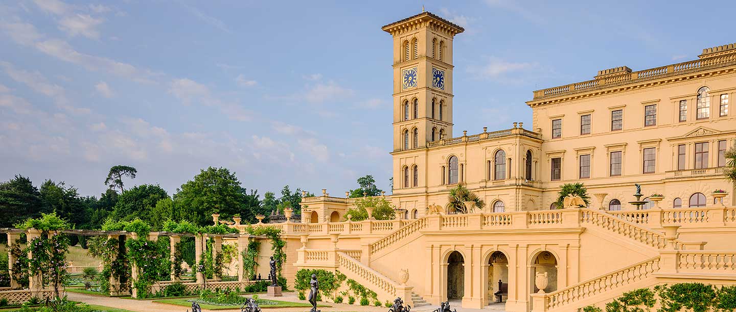 Osborne seen from across the terrace