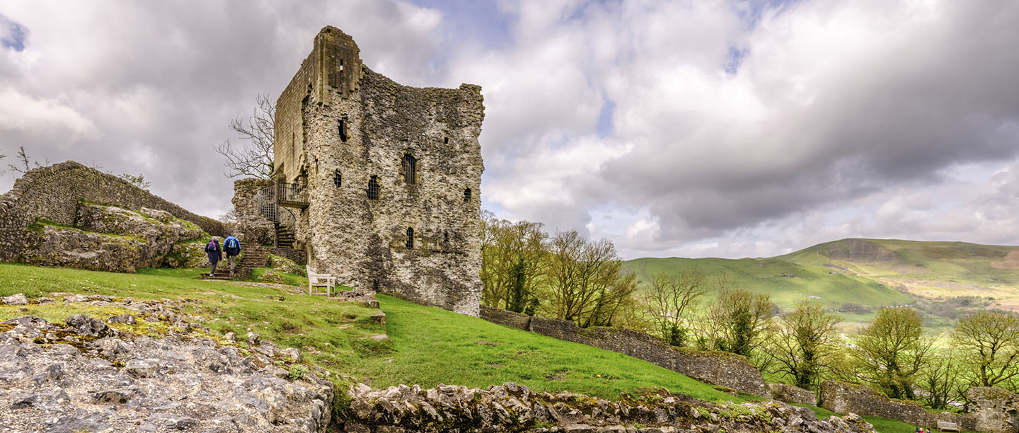 The ruins of Peveril Castle
