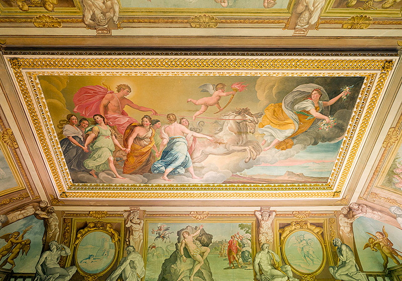 Ionic Temple ceiling