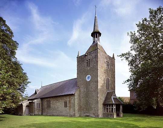 Rotherwas Chapel, seen from the north-west