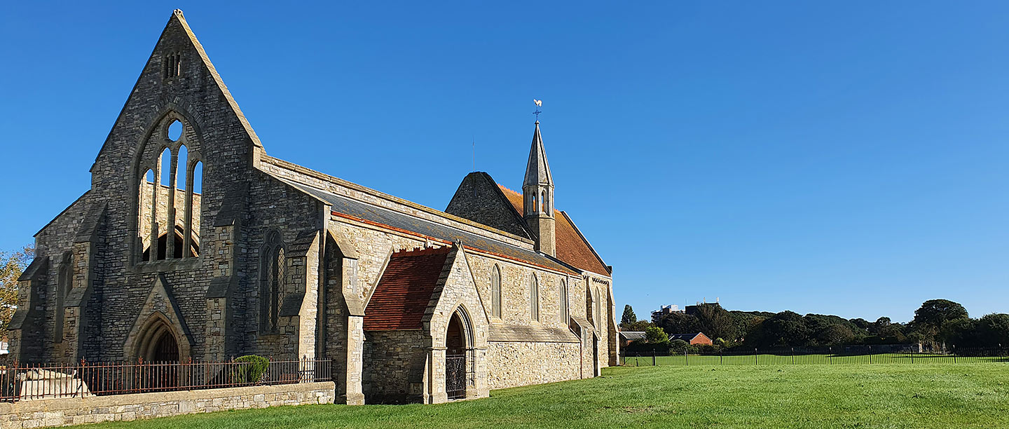 Exterior view of the Royal Garrison Church, Portsmouth