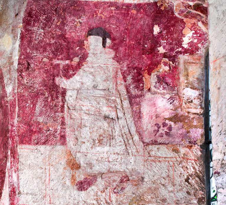 St Anthony of Egypt (nave, north wall, probably 15th century)