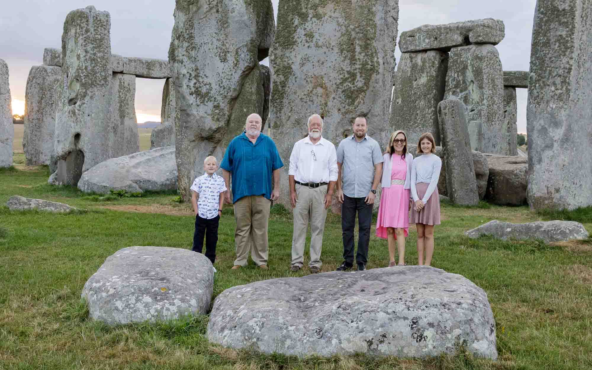 Lesley Tweed and family today