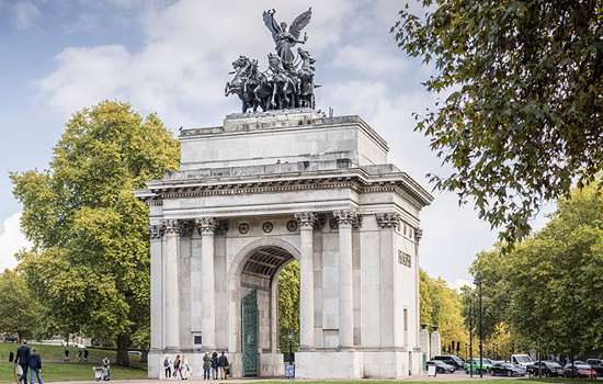 The exterior of Wellington Arch The exterior of Wellington Arch