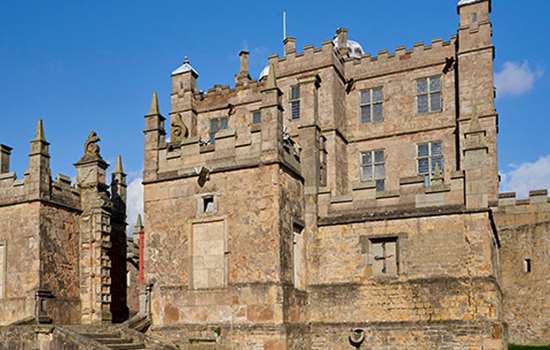 The grand stone, square Little Castle at Bolsover Castle The grand stone, square Little Castle at Bolsover Castle