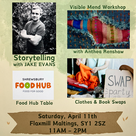 A promotional graphic with a pale green background showcasing images for the Lovely Leyland event on Saturday 11 April 2026. 